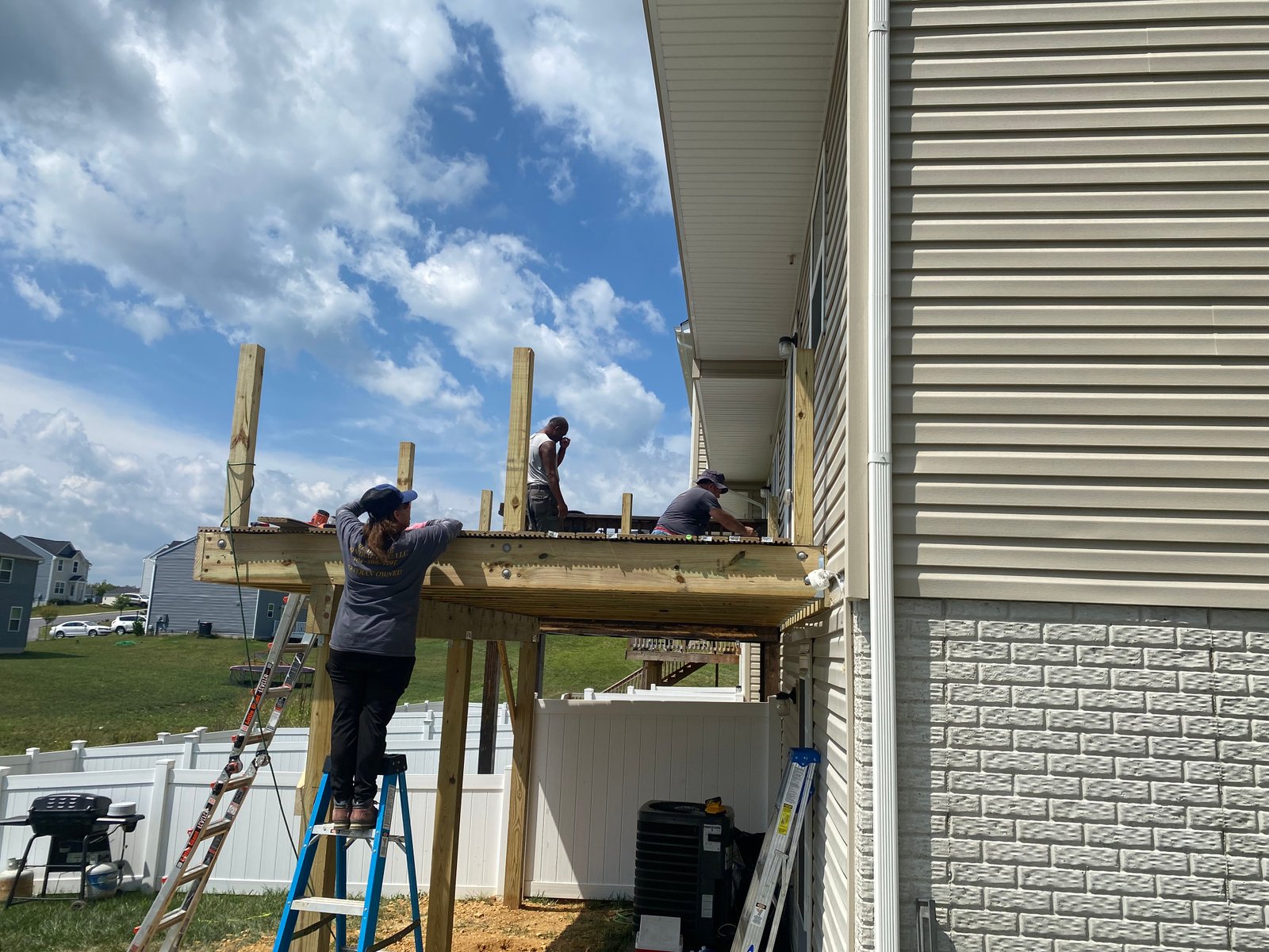 Our team at work showing precision and craftsmanship